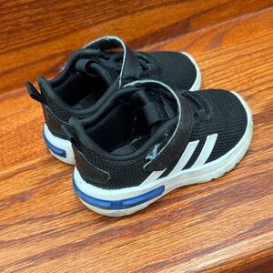 Adidas Kids Black Velcro Sneakers